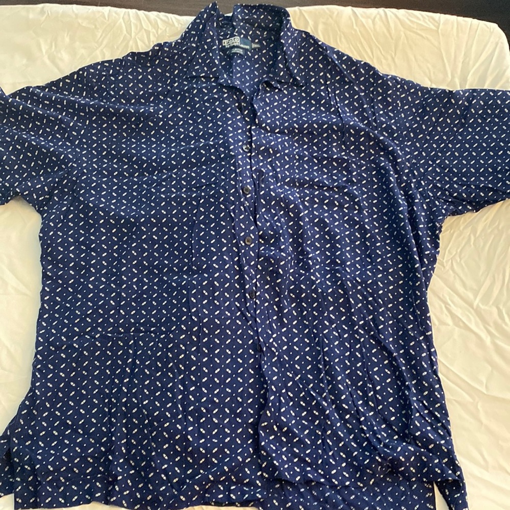 Polo Ralph Lauren 100% Rayon Shirt